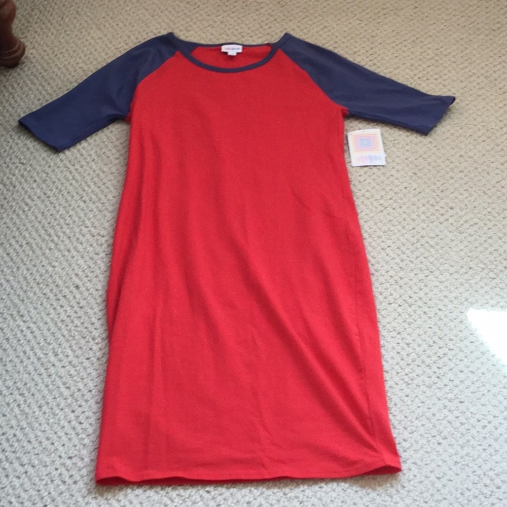 Medium Julia lularoe dress vibrant color !